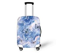 YUDINGFIN Funda para maleta, fundas de equipaje con cremalleras, antiarañazos, rendimiento elástico en uso a largo plazo, fundas de equipaje para aeropuerto y exteriores, Dream Butterfly, L-25-28 Inch