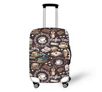 YUDINGFIN Funda para maleta, fundas de equipaje con cremalleras, antiarañazos, rendimiento elástico en uso a largo plazo, fundas de equipaje para aeropuerto y exteriores, Fiesta del té, S-18-21 Inch