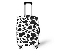 YUDINGFIN Funda para maleta, fundas de equipaje con cremalleras, antiarañazos, rendimiento elástico en uso a largo plazo, fundas de equipaje de aeropuerto, estampado de vaca, S-18-21 Inch