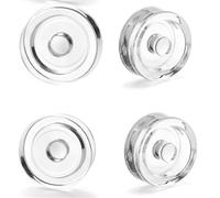 Yudobliss Pesos de Fermentación, 4 Piezas de Piedra de Peso, Pesas Para Tarros de Conserva de Pepino, Pesas de Vidrio Para Fermentación Ø 7cm, Pesas de Vidrio con Abertura Ancha,Para Fermentación