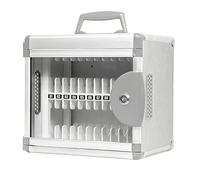 YUE JJXN Armario Almacenaje para Teléfonos Móviles, Almacenamiento Armario, con Rejillas de Ventilación Integradas, Estructura de Aleación de Aluminio(Gray,28x21x57cm/11x8x22in)