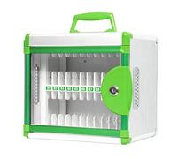 YUE JJXN Armario Almacenaje para Teléfonos Móviles, Almacenamiento Armario, con Rejillas de Ventilación Integradas, Estructura de Aleación de Aluminio(Green,28x21x57cm/11x8x22in)