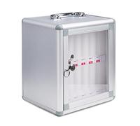 YUE JJXN Armario bajo Almacenaje de Aleación de Aluminio, Storage Cabinet para Guardar Teléfonos, Portátil, de Acrílico, para Aulas, Oficinas y Fábricas(16x20x26cm/6.3x8x10in)