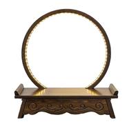 YUE JJXN Mesa de Altar de Madera, Budas Decorativos, Altar Budista para Ofrendas, para Culto y Ofrendas, Ideal para Recibidores, Estudios y Salas de Estar(Brown,40x23x11cm/16x9x4.3in)