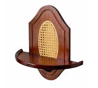 YUE JJXN Mesa de Meditación de Madera, Altar Budista para Colgar en la Pared, Estante Pequeño para Oraciones, Espacio para Incienso y Objetos de Oración(Red,38x17x40cm/15x7x16in)