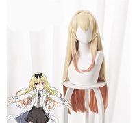 Yue - Peluca de cosplay Arifureta: desde el lugar común hasta la más fuerte del mundo, para mujer, pelo largo dorado para Halloween, incluye gorra de peluca gratis, talla única