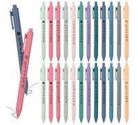 Yuecda Coffret de 24 stylos « Mi boli de la suerte» un cadeau idéal de fin d'année pour les élèves, les enseignants, les collègues et les invités, parfait pour le bureau et l'école