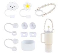Yuecda Stanley Cup Set de accesorios, incluye 1 correa para botellas de agua, 1 bota de silicona, juego de juntas a prueba de fugas, para vasos Stanley de 1,2 l y 850 ml, tazas no incluidas