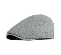 YUECIBAI Boinas Sombreros De Pico De Pato En Espiga Sombrero De Boina Plana Hombres Mujeres Retro Ajustable55To59Cm Gris Claro
