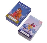 Yuecjian Baraja de cartas del tarot | Tarot de adivinación del destino, adivinación de entretenimiento, mazo de oráculo para fiesta familiar para adultos en el club en casa