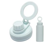 Yuecjian Soporte para botella de agua para teléfono celular, funda antideslizante para botella de agua con soporte magnético para teléfono, tapa humanizada, estante para smartphone para fiesta