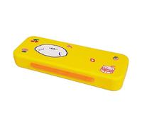 Yuecoom Caja De Lápices, Linda Caja De Lápices De Gran Capacidad,Bolsa De Lápices Naranja para Estudiantes,Caja De Lápices Plegable De Múltiples Capas con Pegatinas para Biblioteca Escolar