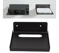 Yuecoom Estantería de Pared Flotante para enrutador de proyector, Soporte de Pared para Carcasa Superior para Dormitorio, Soporte proyector Pared, Estante Flotante para Caja de Cable TV Box