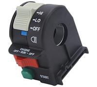 Yuecoom Interruptor de manillar, luz de arranque, interruptor de parada, barra de manillar, control de apagado/alto, apto para Polaris Predator Outlaw 500 2006 2007 4011387