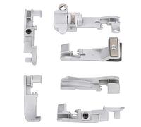 Yuecoom Juego De Prensatelas para Máquina Overlock, Juego De Prensatelas De 6 Uds para Singer 14U 14CG754 14SH654 Máquina Overlock Multifunción para El Hogar