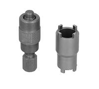 Yuecoom Kit de extractor de volante magnético de 2 piezas, 24 mm 27 mm y herramienta de llave de tuerca de bloqueo de embrague de 20 mm 24 mm para GY6 50CC 125CC 150CC