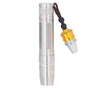 Yuecoom Luz de piedras preciosas, aleación de aluminio, 3 modos de luz, luz de evaluación de jade, interruptor de control de botón portátil, linterna de identificación de gemas para monedas antiguas