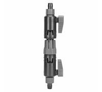 Yuecoom Válvula de control de agua, tubo de manguera para tanque de peces de acuario, conector de doble grifo de liberación rápida, filtro de acuario para agua dulce, agua salada(K-12/16mm)