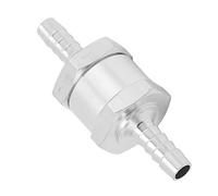 Yuecoom Válvula de retención de combustible de una vía, manguera de combustible, válvula de retención de una vía sin retorno, aleación de aluminio universal para combustible(6mm)