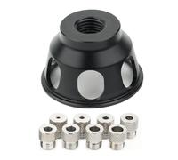 Yuecoom Vertical Hole Punch Locator Aluminum Alloy 3 to 10mm Drill Bit Jig Vertical Drilling Fixture