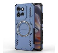 YUECXIN Funda Magnética para Motorola Edge 50 Neo/Edge 60 Neo/ThinkPhone 25 Compatible con MagSafe, Estuche a Prueba de Golpes de Grado Militar [Protección de Cámara] Carcasa de PC+TPU. Azul
