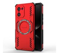 YUECXIN Funda Magnética para OnePlus Nord CE5 Compatible con MagSafe, Estuche a Prueba de Golpes de Grado Militar [Protección de Cámara] Carcasa de PC+TPU. Rojo