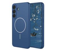 YUECXIN Funda Magnética para Samsung Galaxy A37 5G Compatible con MagSafe, [Carcasa de Silicona Líquida] Ultradelgado Suave Antigolpes TPU Bumper Estuche Caso. Azul