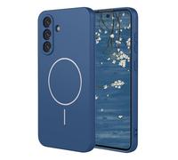 YUECXIN Funda Magnética para Samsung Galaxy A56 5G Compatible con MagSafe, [Carcasa de Silicona Líquida] Ultradelgado Suave Antigolpes TPU Bumper Estuche Caso. Azul