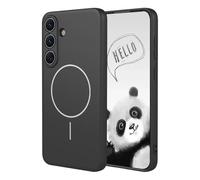 YUECXIN Funda Magnética para Samsung Galaxy S26 5G Compatible con MagSafe, [Carcasa de Silicona Líquida] Ultradelgado Suave Antigolpes TPU Bumper Estuche Caso. Negro