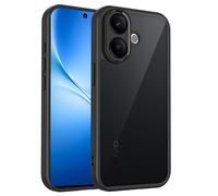 YUECXIN Funda Mate para Vivo V60 Lite 5G/4G, Carcasa Trasera Translúcida Escarchado, Cubierta Grado-Militar Antigolpes Fina Anti-Huellas, Negro-Mate
