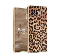 YUECXIN Funda para Google Pixel 10a 5G, Clásica Cubierta con Estampado de Leopardo y Guepardo, Ultradelgado Antigolpes Suave TPU Caso Case para Niña. Leopardo