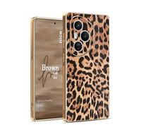 YUECXIN Funda para Honor 400 Pro, Clásica Cubierta con Estampado de Leopardo y Guepardo, Ultradelgado Antigolpes Suave TPU Caso Case para Niña. Leopardo