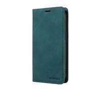 YUECXIN Funda para Honor 600 Smart 5G, Carcasa de Lujo Antigolpes de PU Cuero con Soporte Magnético & Cubierta con Protección RFID Antirrobo, Azul