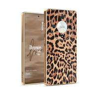YUECXIN Funda para Honor Magic 8 Lite 5G/Magic8 Lite, Clásica Cubierta con Estampado de Leopardo y Guepardo, Ultradelgado Antigolpes Suave TPU Caso Case para Niña. Leopardo