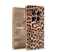 YUECXIN Funda para Honor Magic 8 Pro/Magic8 Pro, Clásica Cubierta con Estampado de Leopardo y Guepardo, Ultradelgado Antigolpes Suave TPU Caso Case para Niña. Leopardo