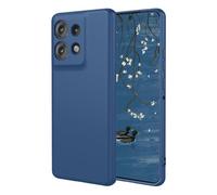 YUECXIN Funda para Motorola Edge 50 Neo/Edge 60 Neo/ThinkPhone 25, [Carcasa de Silicona Líquida][Interior de Microfibra] Moda Ultradelgado Suave Antigolpes Sedoso al Tacto Gel Cubierta. Azul
