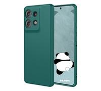 YUECXIN Funda para Motorola Edge 50 Neo/Edge 60 Neo/ThinkPhone 25, [Carcasa de Silicona Líquida][Interior de Microfibra] Moda Ultradelgado Suave Antigolpes Sedoso al Tacto Gel Cubierta. Verde Oscuro