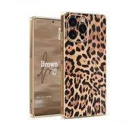 YUECXIN Funda para Nothing CMF Phone 3 Pro, Clásica Cubierta con Estampado de Leopardo y Guepardo, Ultradelgado Antigolpes Suave TPU Caso Case para Niña. Leopardo