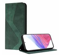 YUECXIN Funda para OPPO A5M / OPPO A5 5G/4G, Cubierta de Cuero PU con [Ranuras para Tarjetas] [Soporte Plegable] [Cierre Magnético] Carcasa Cartera Flip Case Antigolpes, Verde