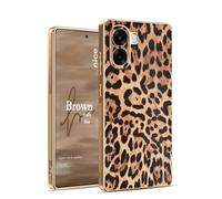 YUECXIN Funda para OPPO A6X 4G / 5G, Clásica Cubierta con Estampado de Leopardo y Guepardo, Ultradelgado Antigolpes Suave TPU Caso Case para Niña. Leopardo