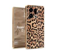YUECXIN Funda para OPPO Find X9, Clásica Cubierta con Estampado de Leopardo y Guepardo, Ultradelgado Antigolpes Suave TPU Caso Case para Niña. Leopardo