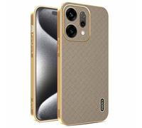 YUECXIN Funda para OPPO Reno 14 5G (Reno14 5G) con Tacto Suave y Sedoso, Cubierta Protectora Completa de Cámara, Carcasa Ultradelgado Antigolpes Electrochapada TPU, Caqui