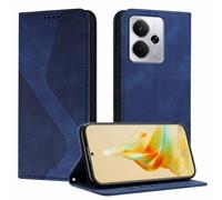 YUECXIN Funda para Realme 14 5G/Realme 14T 5G, Cubierta de Cuero PU con [Ranuras para Tarjetas] [Soporte Plegable] [Cierre Magnético] Carcasa Cartera Flip Case Antigolpes, Azul