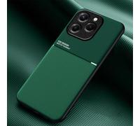 YUECXIN Funda para Realme C63 4G / Realme C61 4G, Moda Suave Sedoso al Tacto Silicona Textura Cubierta, Ultradelgado Antigolpes PU+TPU Bumper Antideslizante Estuche Caso. Verde