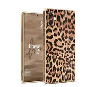 YUECXIN Funda para Samsung Galaxy A06 4G/5G, Clásica Cubierta con Estampado de Leopardo y Guepardo, Ultradelgado Antigolpes Suave TPU Caso Case para Niña. Leopardo