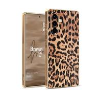 YUECXIN Funda para Samsung Galaxy A56 5G, Clásica Cubierta con Estampado de Leopardo y Guepardo, Ultradelgado Antigolpes Suave TPU Caso Case para Niña. Leopardo