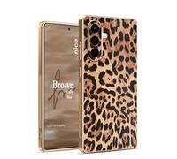 YUECXIN Funda para Samsung Galaxy A57 5G, Clásica Cubierta con Estampado de Leopardo y Guepardo, Ultradelgado Antigolpes Suave TPU Caso Case para Niña. Leopardo