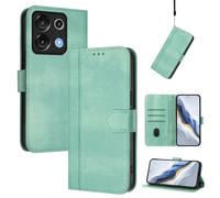 YUECXIN Funda para Umidigi G9 5G / G9C / G9T / G9A, Carcasa de Cuero PU+TPU Libro con Ranura para Tarjeta, Cierre Magnético, Soporte Plegable, Caso Protectora Antigolpes.Menta