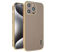 YUECXIN Funda para Vivo Y04 / Vivo Y29s 5G con Tacto Suave y Sedoso, Cubierta Protectora Completa de Cámara, Carcasa Ultradelgado Antigolpes Electrochapada TPU, Caqui