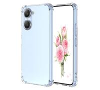 YUECXIN Funda para Vivo Y28s 5G, Transparente Ultradelgado Suave Prémium Antigolpes TPU Bumper Silicona Carcasa, Simple Patrón Cubierta, Transparent